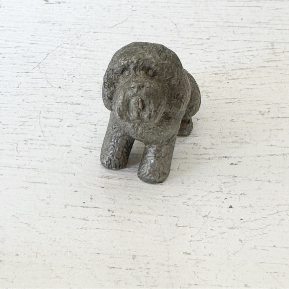 Vintage Rawcliffe Pewter Miniature Figurine Dog Signed P Davis 1986 - Picture 2 of 11